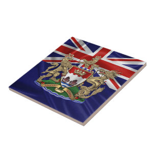 [100] Hong Kong - 1959-1997 Coat of Arms Ceramic Tile