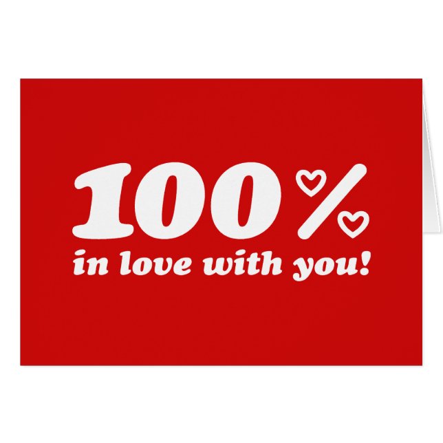 100% In Love With You (Front Horizontal)