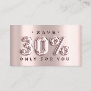 100 INSERT QRCODE 30%OFF Custom Logo Rose Blush