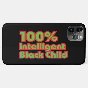 100% Intelligent Black Child iPhone 11 Pro Max Case