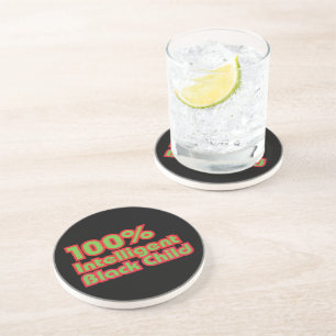 100% Intelligent Black Child Coaster