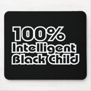 100% Intelligent Black Child Mouse Pad