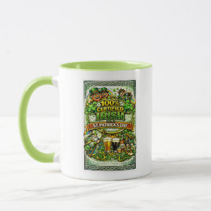 100% Irish... On St.Patrick's Day! Mug