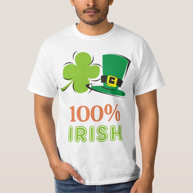 100% Irish T-Shirt (Front)