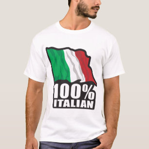 100% Italian Flag T-Shirt