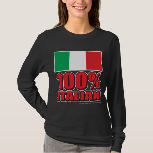 100% Italian Flag T-Shirt
