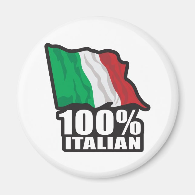 100% Italian Magnet (Front)