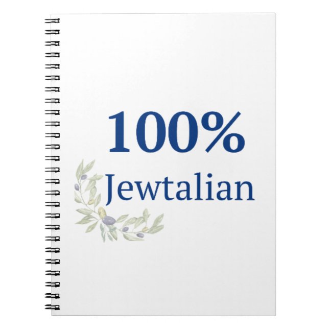 100% Jewtalian Journal (Front)