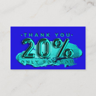 100  Logo QRCODE 20%OFF Code Makeup Strokes Business Card