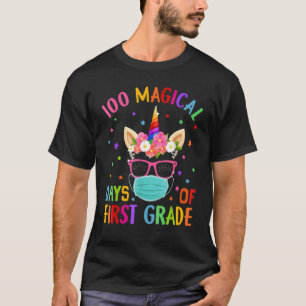 100 Magical Days Of First Grades School Unicorn Ma T-Shirt