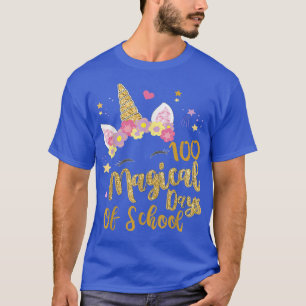 100 Magical Days of Kindergarten School Unicorn Gi T-Shirt