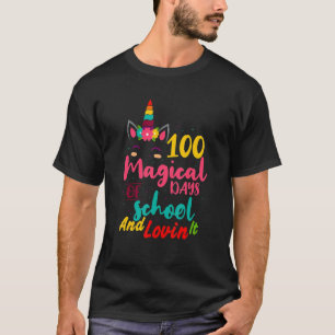 100 Magical Days Of School And Lovin It Unicorn Ki T-Shirt