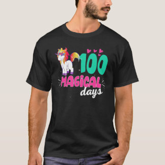 100 Magical Days Of School Shirt Unicorn 100th Day