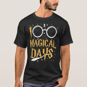 100 Magical Days Of School Teachers Students Kids T-Shirt