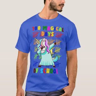 100 Magical Days Of School Unicorn 7 T-Shirt