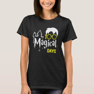 100 Magical Days Wizard 100th Days Of School Teach T-Shirt