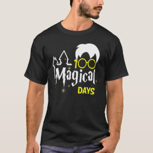 100 Magical Days Wizard 100th Days Of School Teach T-Shirt