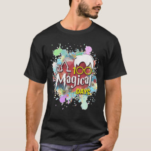 100 Magical Days Wizard 100Th Days Of School Water T-Shirt