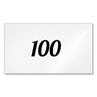 100 	Magnetic BUSINESS CARD
