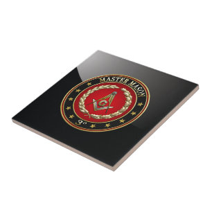 [100] Master Mason, 3rd Degree [Special Edition] Ceramic Tile