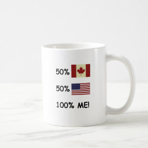 100% ME Canadian/American Coffee Mug