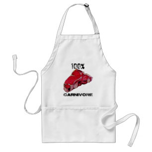 100% Meat Eater - CARNIVORE - Customised Standard Apron