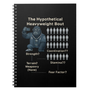 100 Men vs Cool Gorilla Notebook