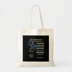100 Men vs Cool Gorilla Tote Bag