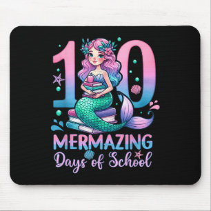 100 Mermazing Days Of School Mermaid 100th Day Of Mouse Pad