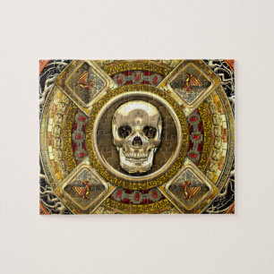 [100] Mictlantecuhtli – Aztec God of Death Jigsaw Puzzle