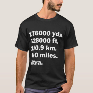 100 mile race  Ultra marathon finisher T-Shirt