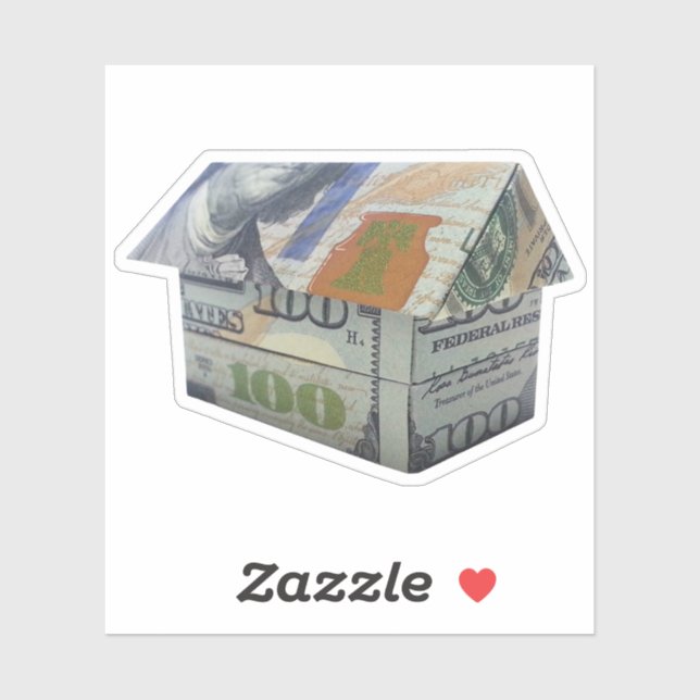 $100 Money Origami House (Sheet)