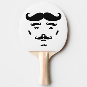 100% Moustache Ping Pong Paddle