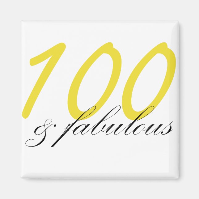 100 n Fabulous Magnet (Front)