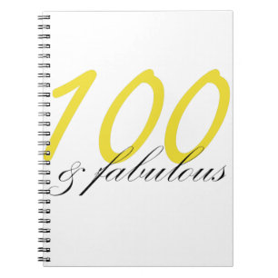 100 n Fabulous Notebook