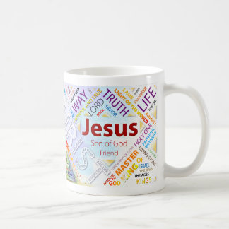 100 Names of Jesus Mug