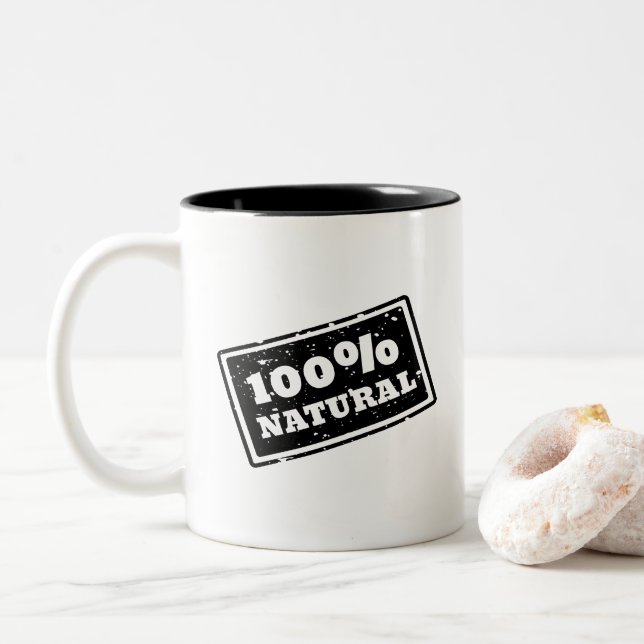 100% Natural Mug (With Donut)