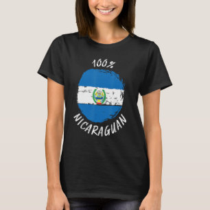 100 Nicaraguan Shirt Proud Nicaraguan Shirt Flag N