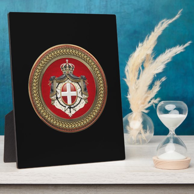 [100] Order of Malta - SMOM Coat of Arms Plaque (Side)