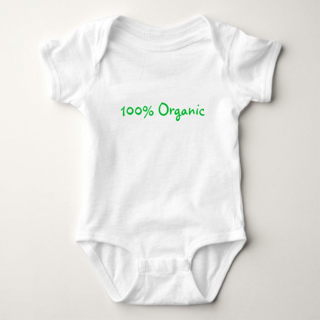 100% Organic Baby Bodysuit (Front)