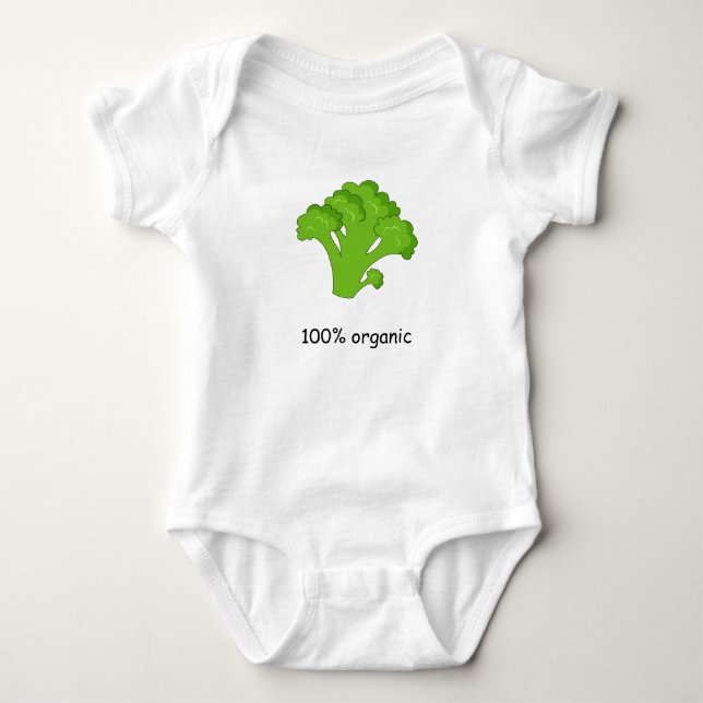 100% Organic Baby Bodysuit (Front)