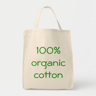 100% organic cotton tote bag