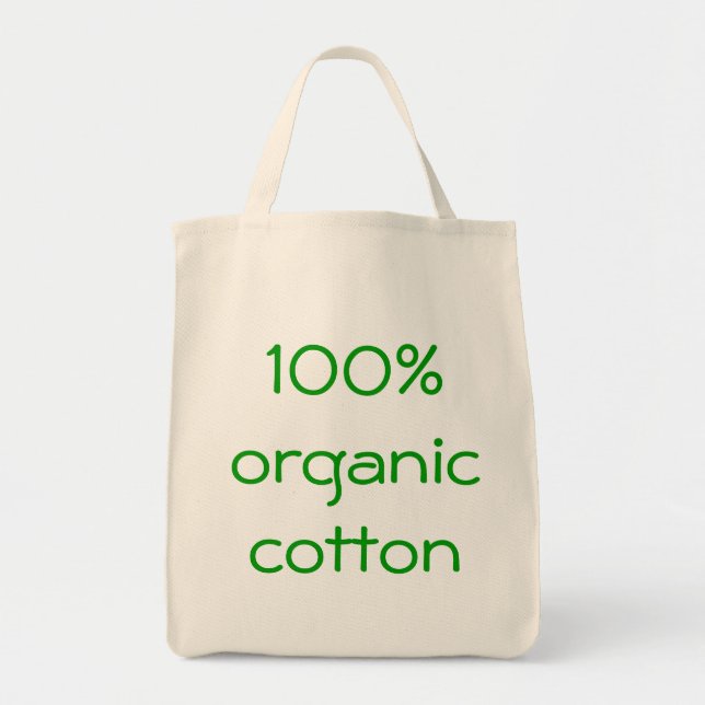 100% organic cotton tote bag (Front)