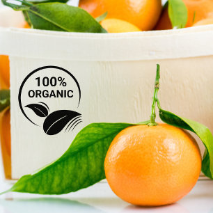 100% Organic, Eco Friendly Rubber Stamp