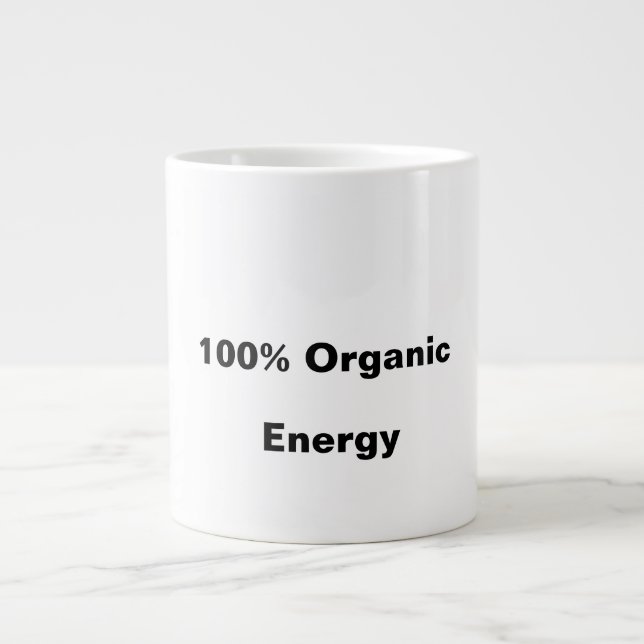 100% Organic Energy Coffee mug  (Front)