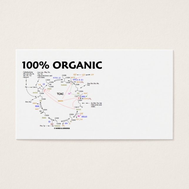 100% Organic (Krebs Cycle - Citric Acid Cycle) (Front)