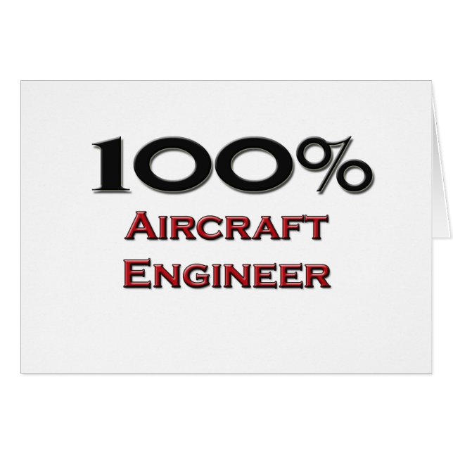 100 Percent Aircraft Engineer (Front Horizontal)