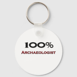 100 Percent Archaeologist Key Ring