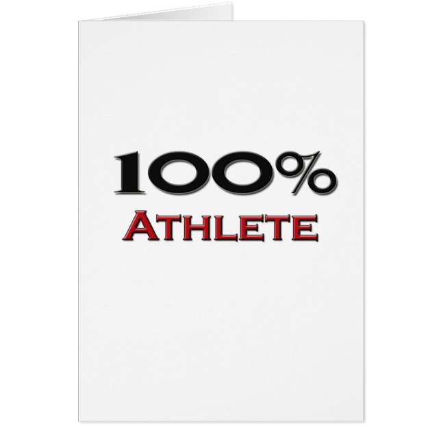 100 Percent Athlete (Front)