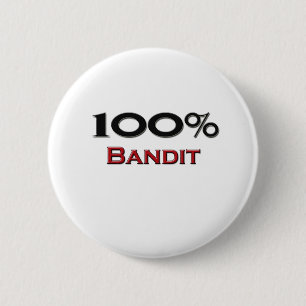 100 Percent Bandit 6 Cm Round Badge